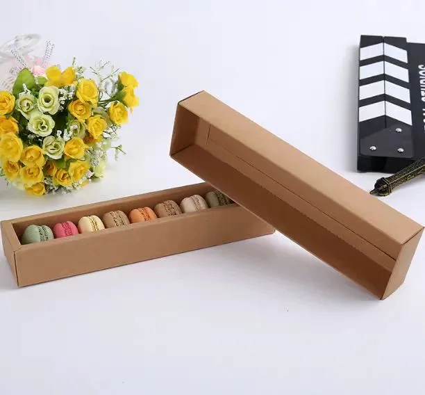 Кутия за закуски от крафт хартия